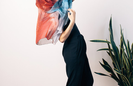 Silk Scarves With NASA’s Photographs of Space