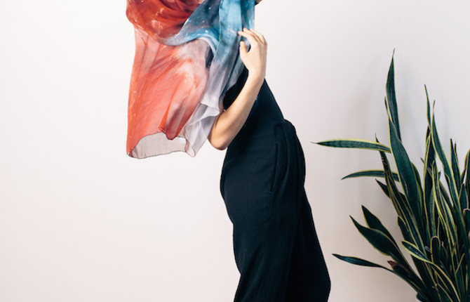 Silk Scarves With NASA’s Photographs of Space