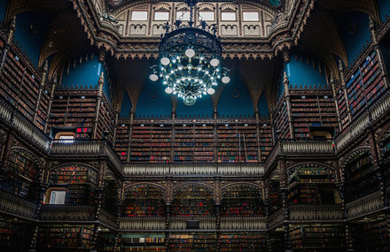 19th Century Library Filled by 350 000 Books