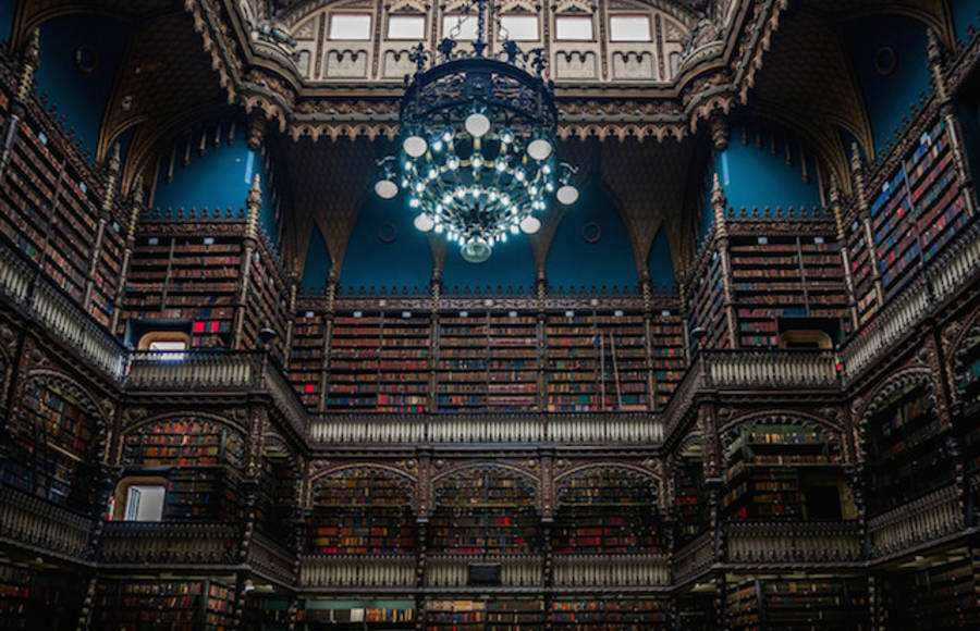 19th Century Library Filled by 350 000 Books