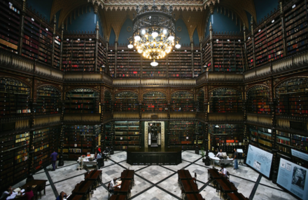 19th Century Library Filled by 350 000 Books