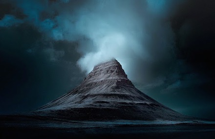 Blue Iceland by Andy Lee