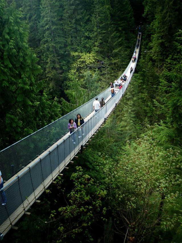 Capilano Suspension Bridge in North Vancouver