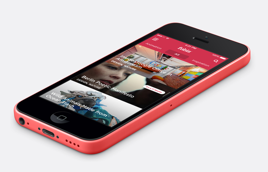 Fubiz for iPhone iOS7
