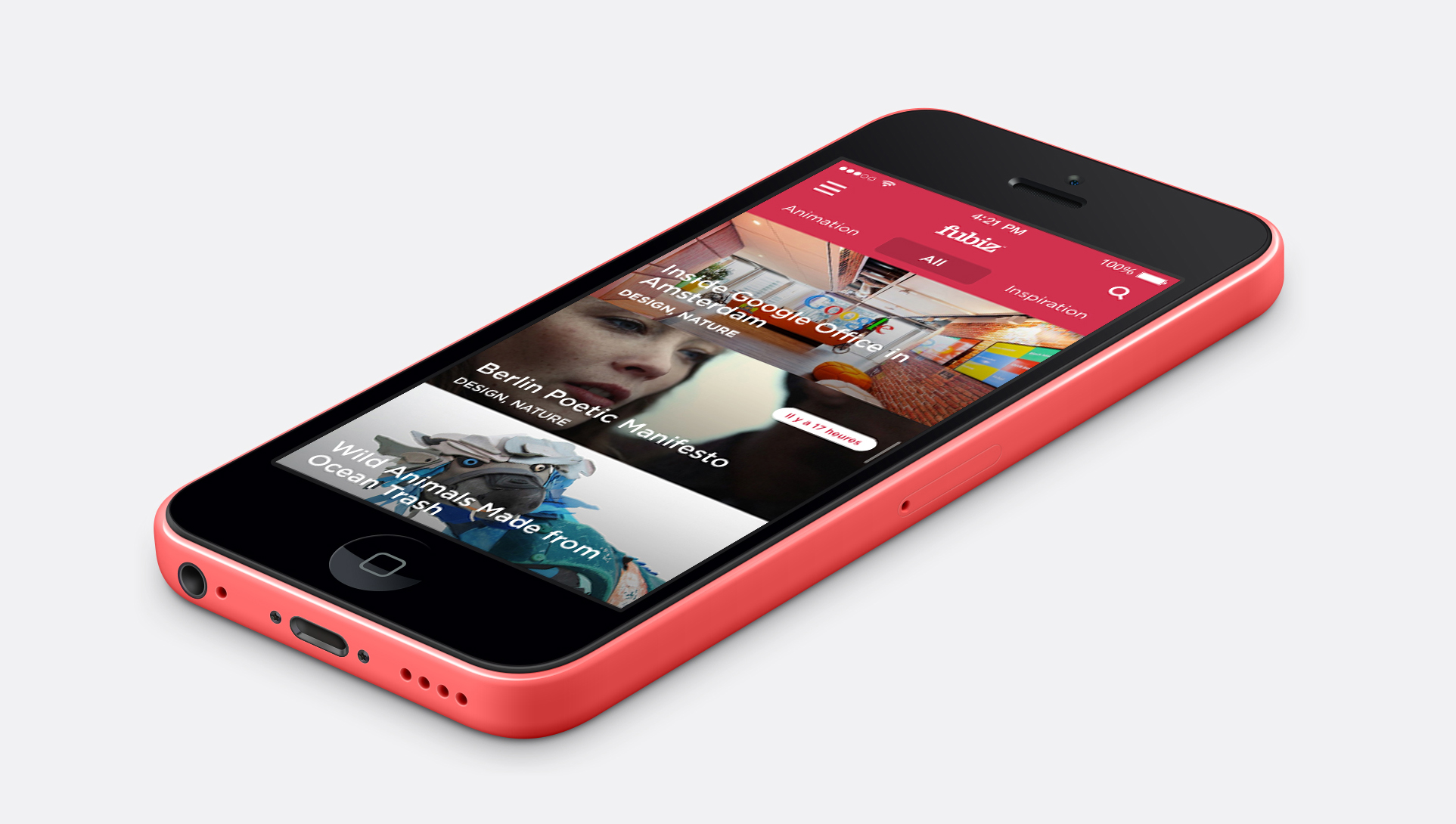 Fubiz iOS7 iPhone App1