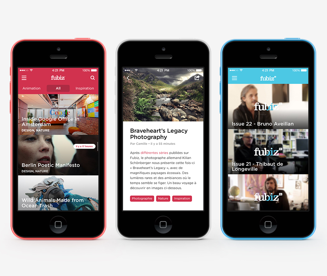 Fubiz iOS7 iPhone App2