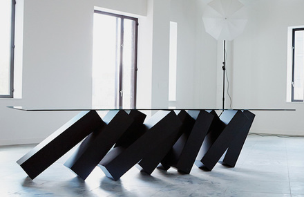 Megalith Table by Duffy London