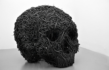 Conceptual Black Sculptures