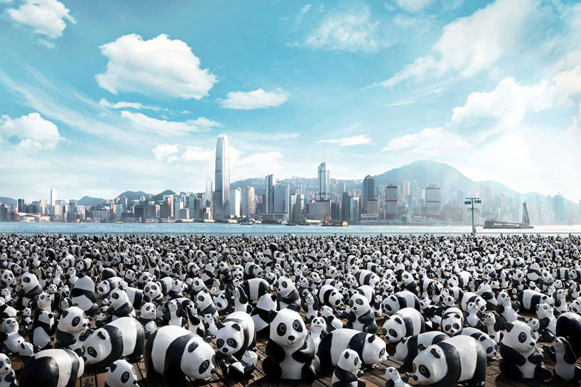 Papier-mache Pandas in Hong Kong1