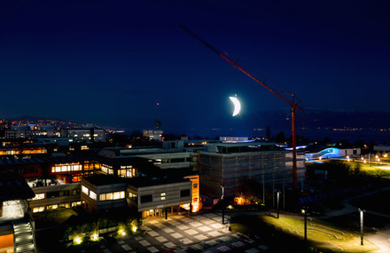 Suspended Moon