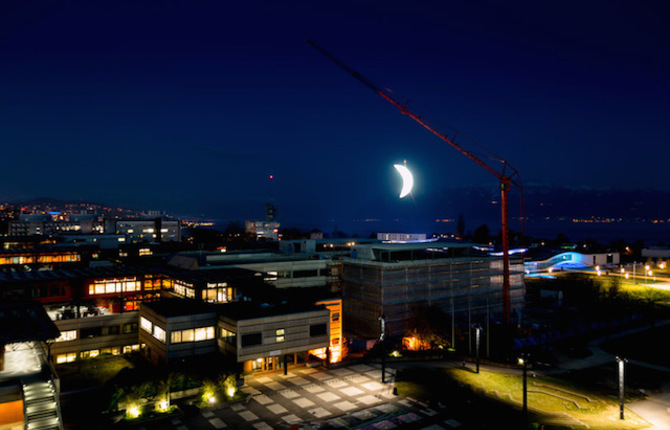 Suspended Moon