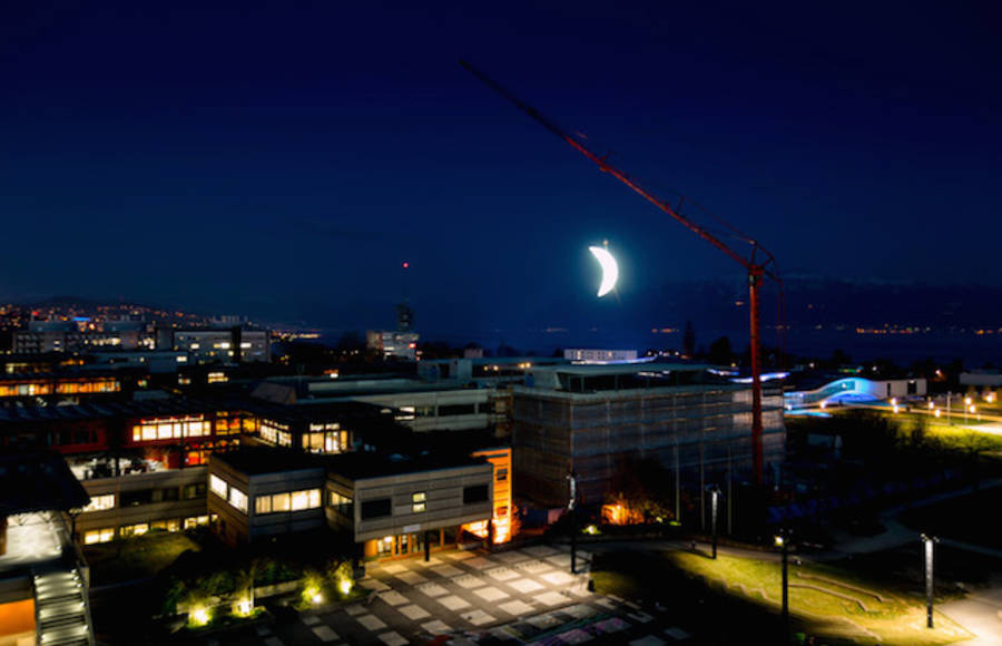 Suspended Moon