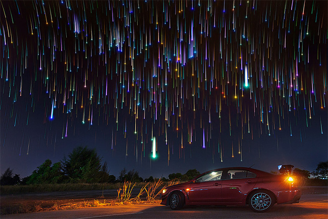 Star trails in Singapore Sky10