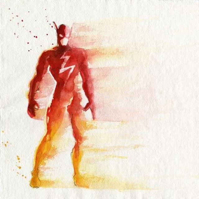 Watercolor Super Heros 2