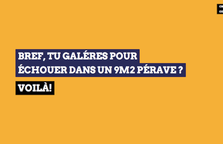 Marre des apparts à chier ? L’advertising coloré et décalé !