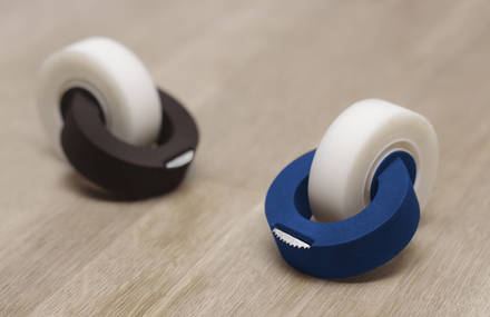 ClickTape: award winning Dutch design tape dispenser by Derk Reilink