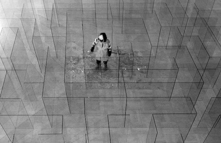 Glass Labyrinth Installation