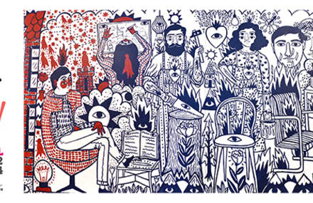 Amazing collaboration between Ricardo Cavolo & Triitme for a good cause at CDW 2014