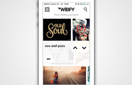 Twibfy iOS7 app design