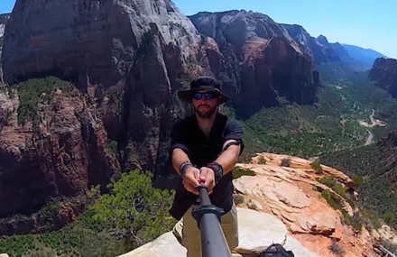 Selfie Around the World in 360 Degrees