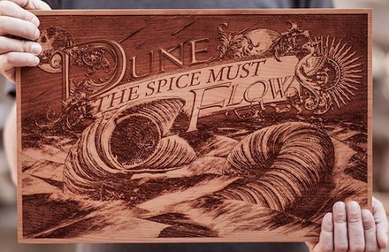 Engraved Wooden Posters With A Laser