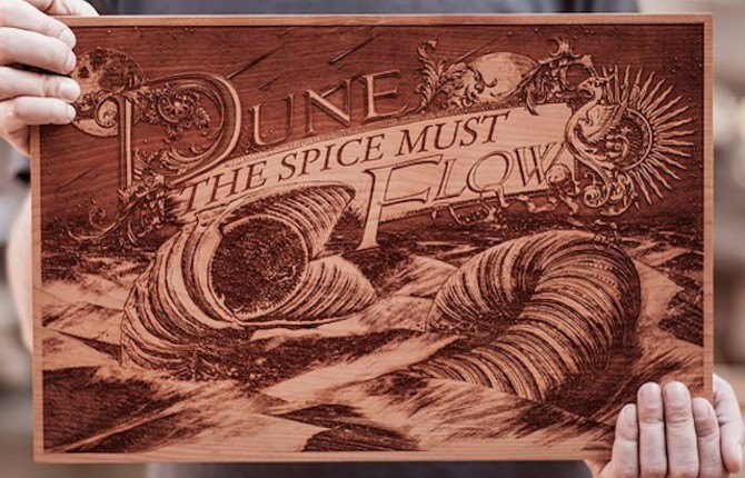 Engraved Wooden Posters With A Laser