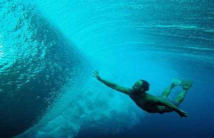 Underwater Surfers Photography