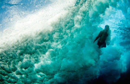 Underwater Surfers Photography