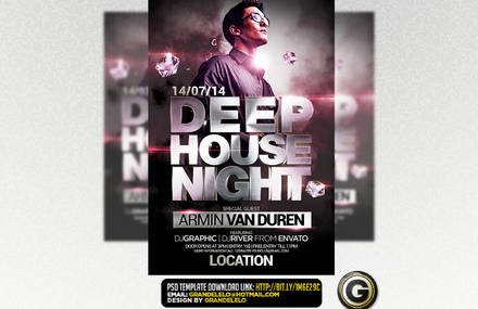 Nightclub and DJ Flyer Templates PSD