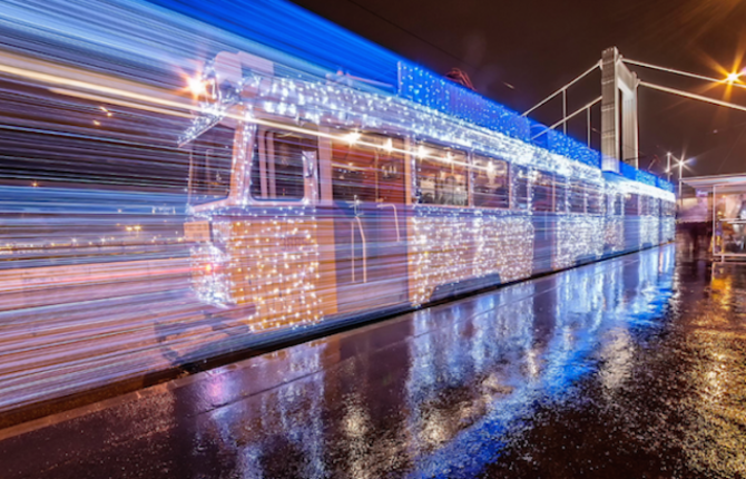 Light Trams Installation in Budapest