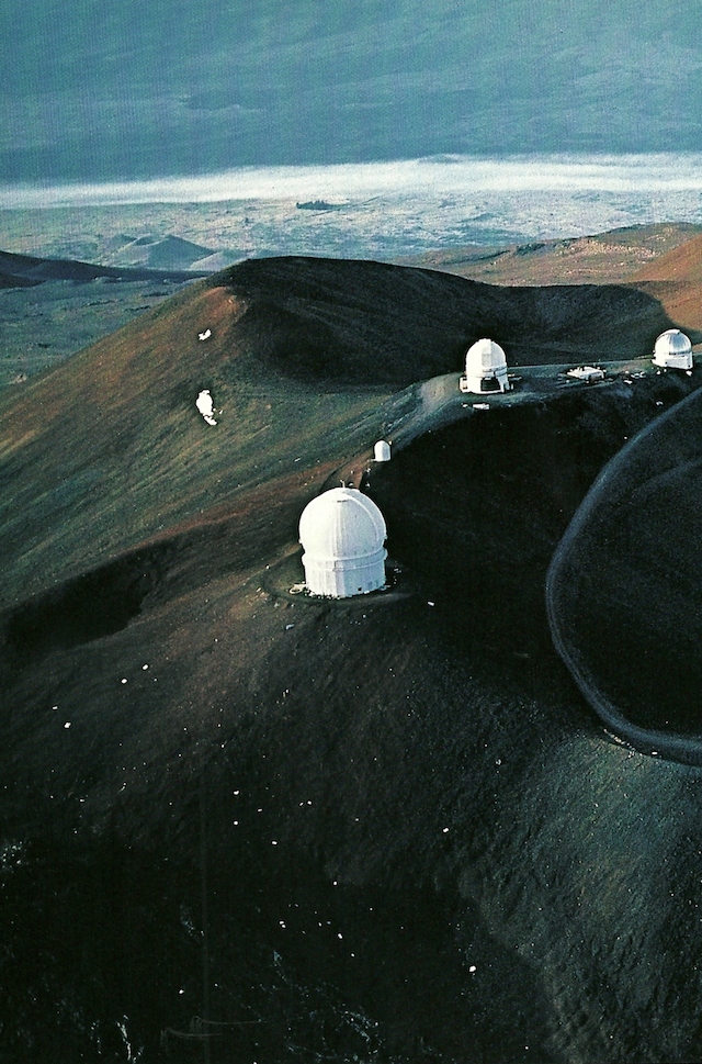 20-Cluster of observatories atop Hawaii Mauna Kea volcano-June1983