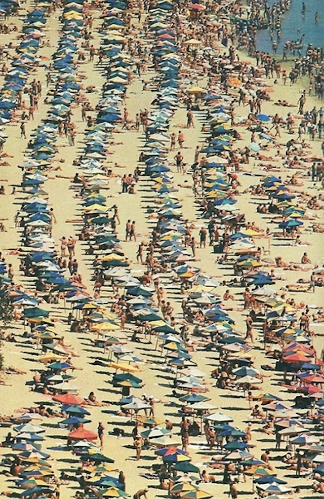 69-Sunny Beach along the Black Sea in Bulgaria-July1980