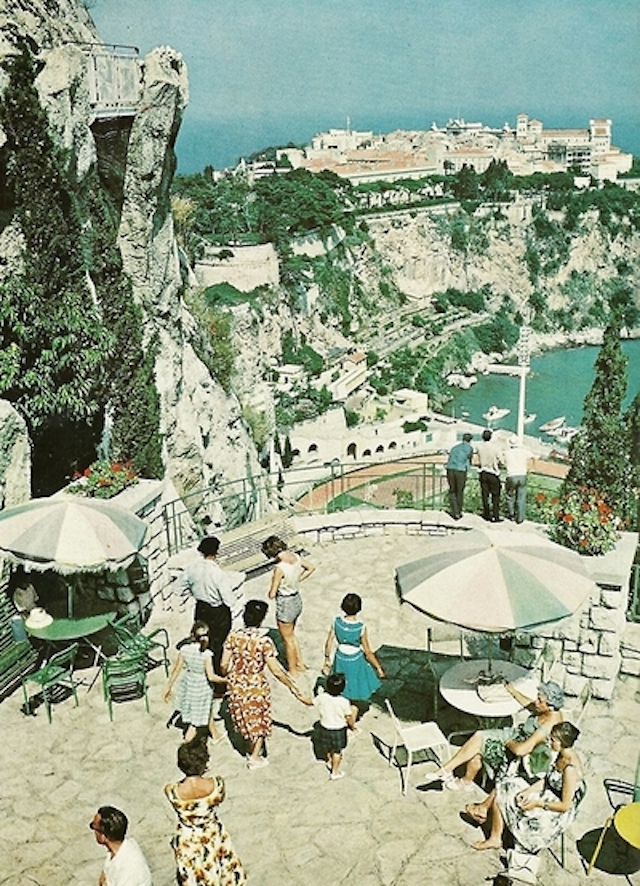 73-Terrace of Exotic Gardens in Monaco in France-April1963