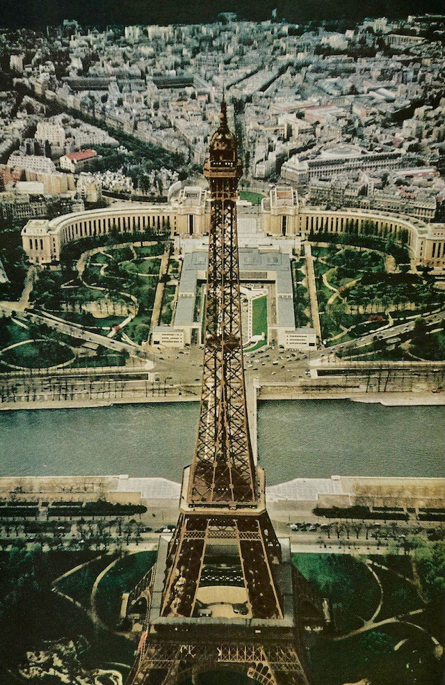 8-The Eiffel Tower steel tower-June1960