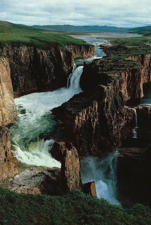 9-Wilberforce Falls on the Hood River in Canada-Jan1986