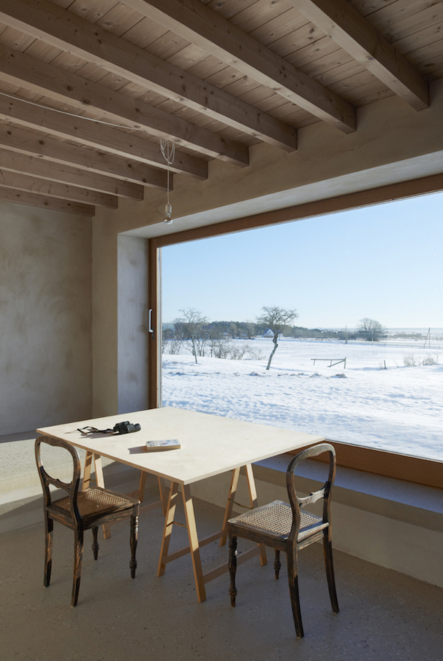 Atrium Wooden House