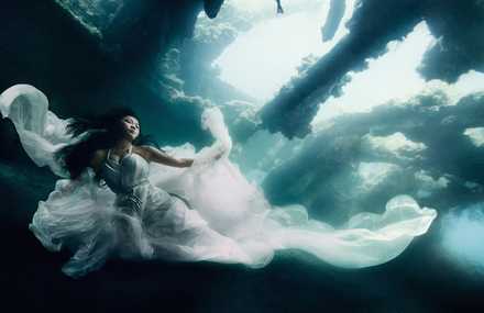 Surreal Underwater Photoshoot