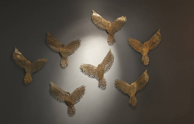 Metal Laser Cut Installation