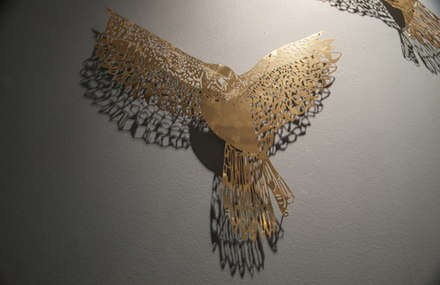 Metal Laser Cut Installation