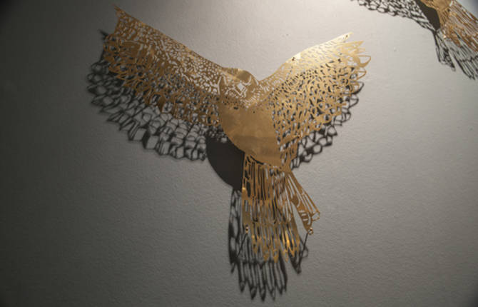 Metal Laser Cut Installation