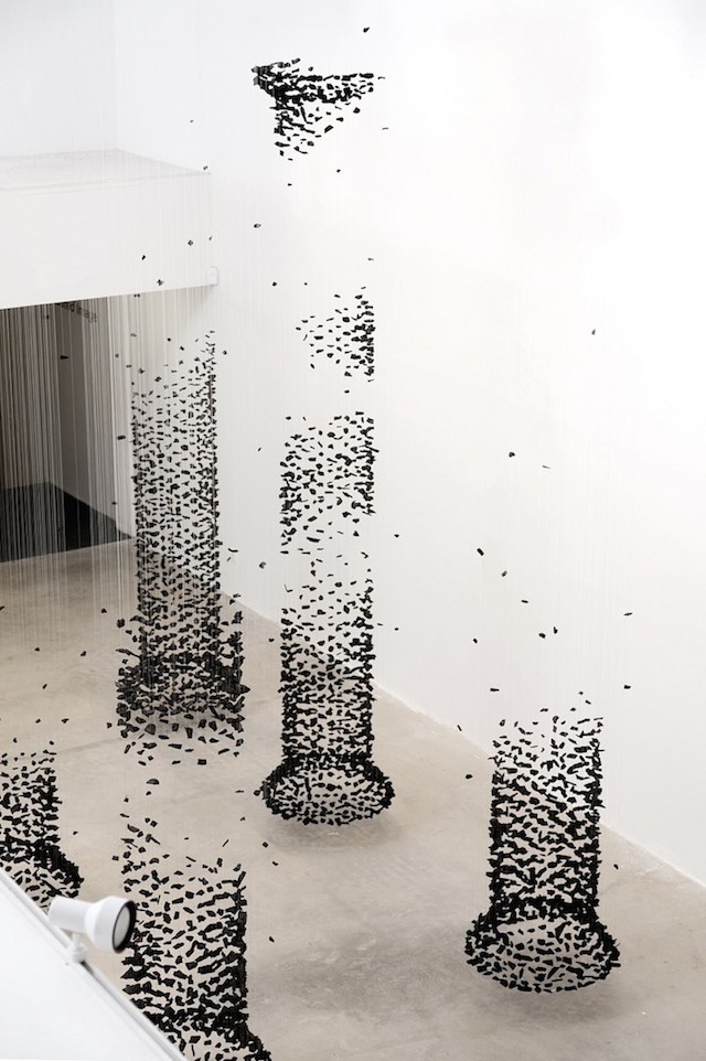 Columns of Suspended Charcoal 3
