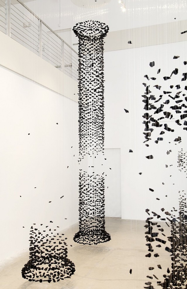 Columns of Suspended Charcoal 5
