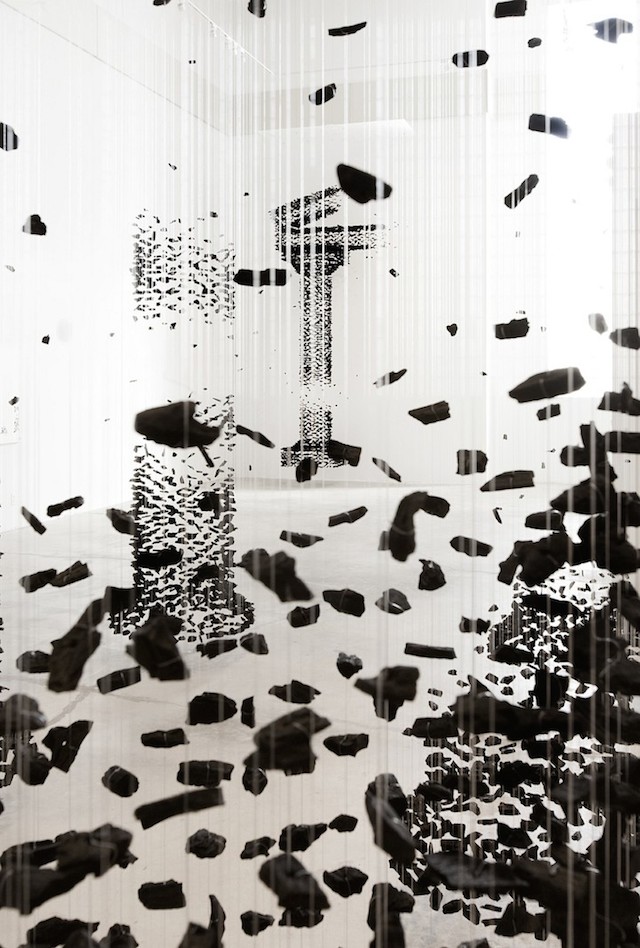 Columns of Suspended Charcoal 9