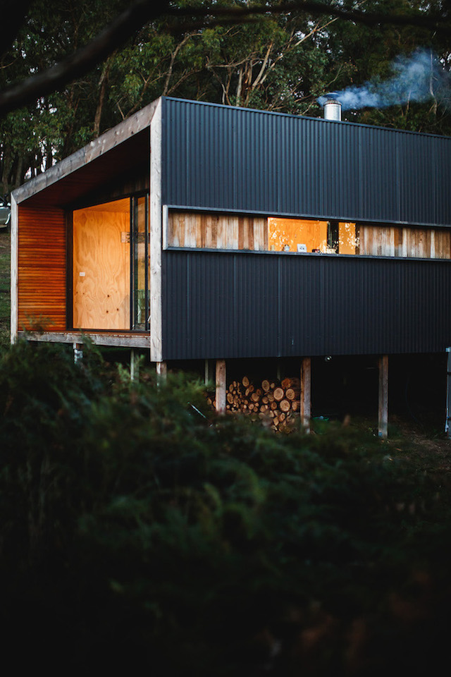 Farmland Shed Converted To A Modern Cabin