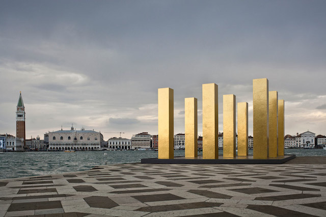 Gold Columns at The Venice Biennale 1