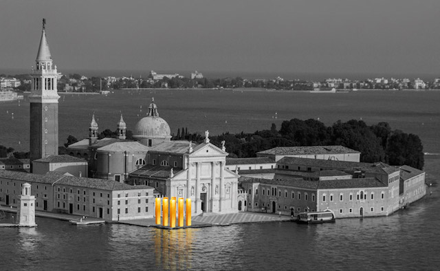 Gold Columns at The Venice Biennale 8