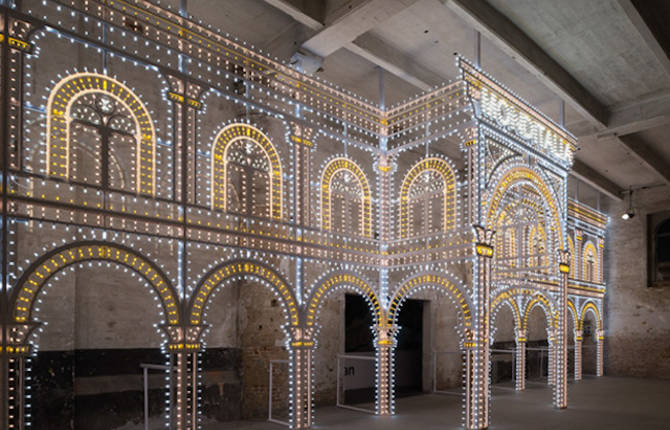 Swarovski Light Installation in Venice