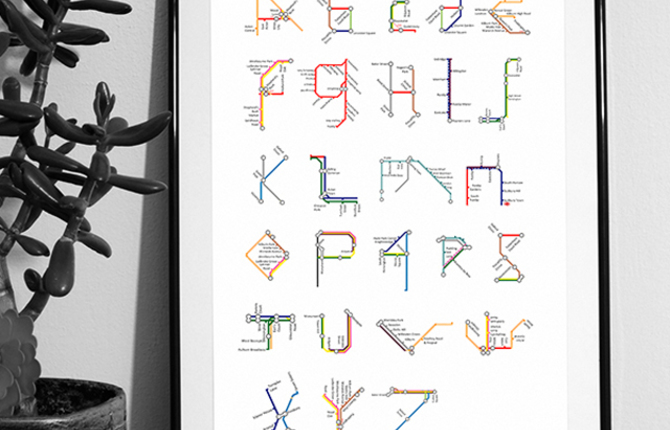 Subway Alphabets