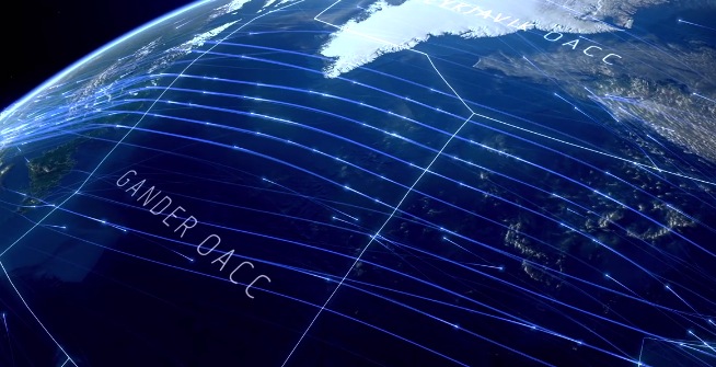 Transatlantic Air Traffic in 24 Hours2