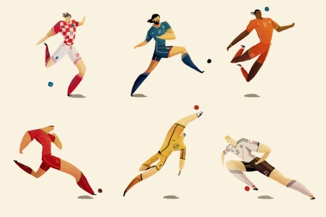 World Cup Players Illustrations1